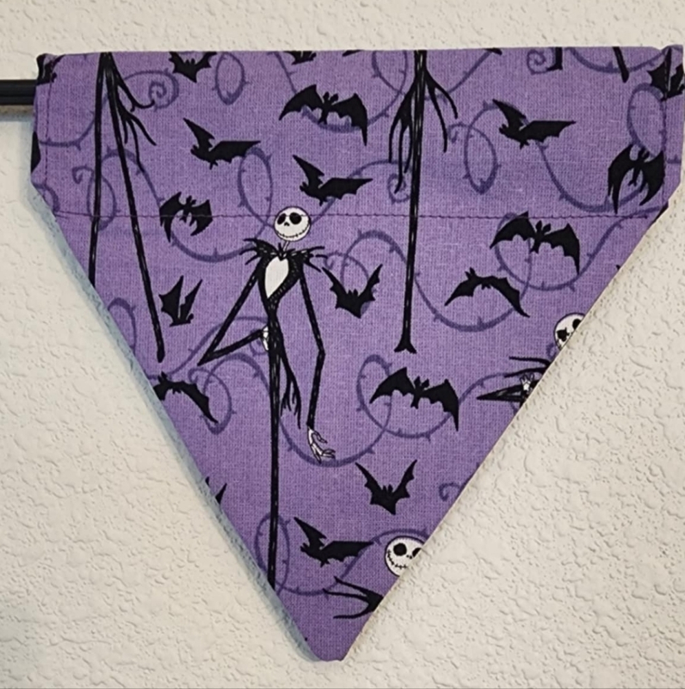 SMALL Jack Skellington Purple Dog